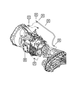 56049374AA - Transfer Case Model 233 [DHT]: Wiring Clip for Mopar Image
