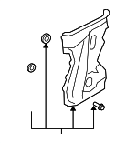 213502G002 - Engine: Timing Cover for Kia Image