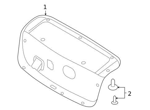 Interior Trim - Trunk for 2010 Hyundai Sonata #0