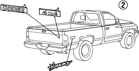 Stripe Tape for 1999 Dodge Ram 1500 #0