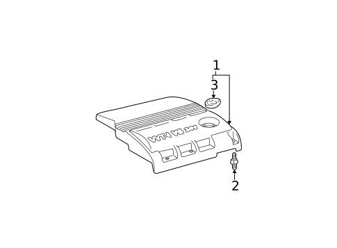 Engine Appearance Cover for 2003 Lexus ES300 #0