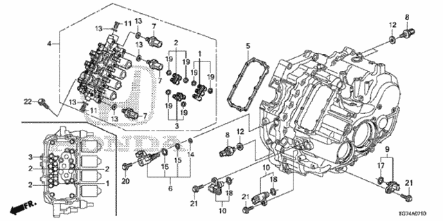 AT Sensor - Solenoid - Secondary Body (6AT) for 2016 Honda Pilot #0