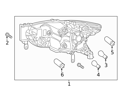 Bulbs - Chassis for 2013 INFINITI JX35 #0