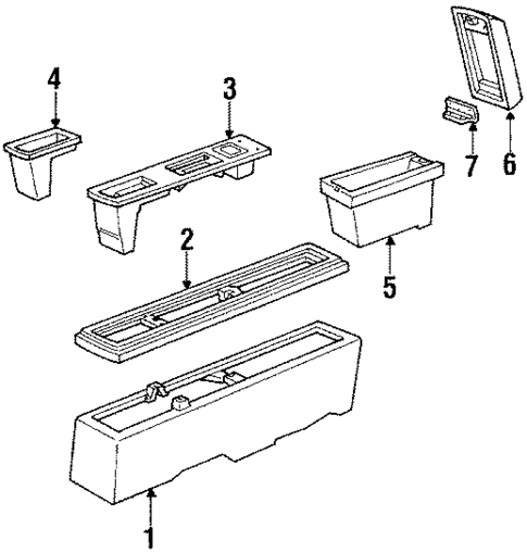 Console for 1986 Buick LeSabre #0