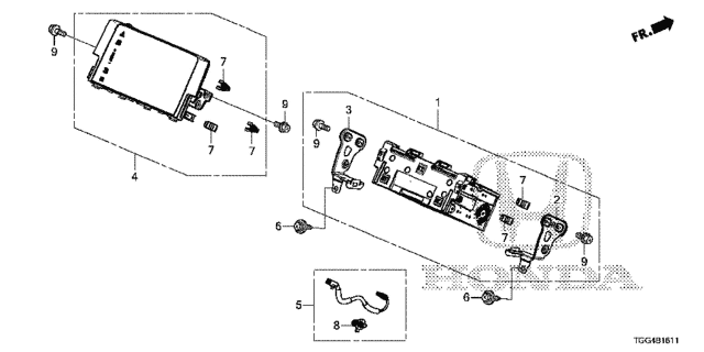 Display Audio Unit for 2019 Honda Civic #0