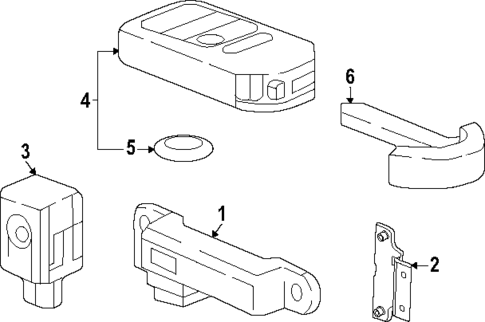 Keyless Entry Components for 2025 Honda CR-V #0