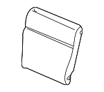 82122S00A01 - Body: Seat Back Pad for Honda: Civic Image