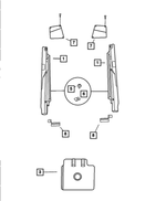 5290256AB - Exhaust: Fuel Tank Heat Shield, Front for Mopar Image