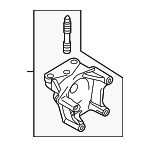 1091A100 - : Side Mount Bracket for Mitsubishi: Outlander Image