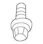 6385401A00 - Body: Bumper Cover Fastener for Nissan: 200SX, 240SX, Altima, NX, Pathfinder, Quest, Sentra, Xterra Image