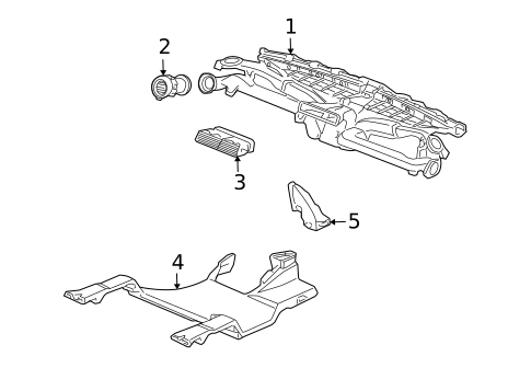 Ducts for 2005 Honda Element #0