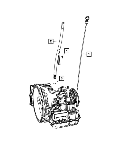 Case, Extension, Oil Pan, and Indicator (Dipstick) for 2009