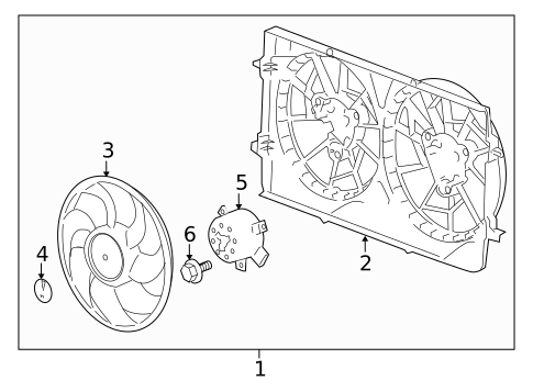Cooling Fan, Clutch & Motor for 2008 Chevrolet Cobalt #0