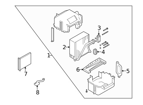 Evaporator Components for 2009 Chevrolet Aveo #0