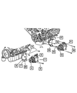 4596550AB - Air Conditioning &amp; Heater: Air Conditioning Compressor for Mopar Image