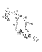 6106142AA - 3.0L Turbo Diesel; Engine: Hose Clamp for Mopar Image