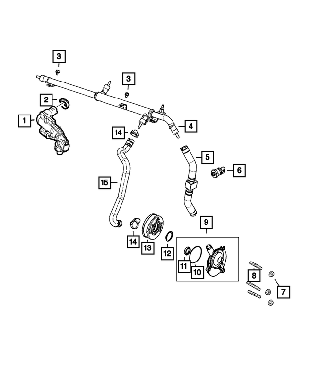 6106142AA - 3.0L Turbo Diesel; Engine: Hose Clamp for Mopar Image
