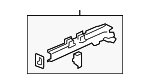 5220D148 - Body: Inner Rail for Mitsubishi Image