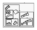 5220D869 - Body: Apron/Rail Assembly for Mitsubishi Image