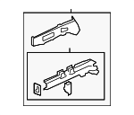 5220D727 - Body: Lower Rail Assembly for Mitsubishi Image