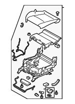 873501MA4C - Body: Cushion Assembly for Infiniti Image