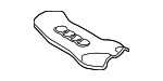 6C103925C - Engine: Rear Cover for Audi: A4, A4 Quattro, A6, A6 Quattro, S4 Image