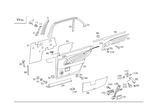 1406901287 - Doors: Trim Molding for Mercedes-Benz Image