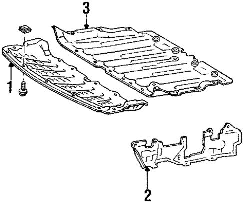 Splash Shields for 1993 Lexus SC400 #0