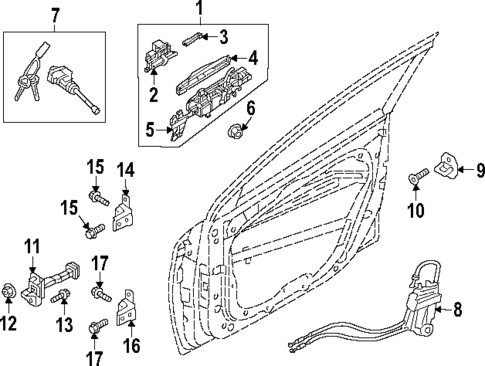 Lock & Hardware for 2024 Hyundai Ioniq 5 #0