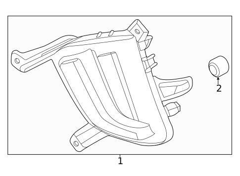 Daytime Running Lamp Components for 2021 Hyundai Ioniq #0