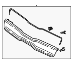 86350B2500 - Body: Grille Assembly for Kia: Soul Image