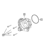 68523340AB - Fuel and Accelerator Pedal: Throttle Body To Intake Seal for Mopar Image