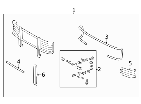 Front Brush Guard for 2010 Mercedes-Benz G550 #0