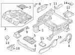 P2TZ7861710C - Body: Seat Track for Ford Image
