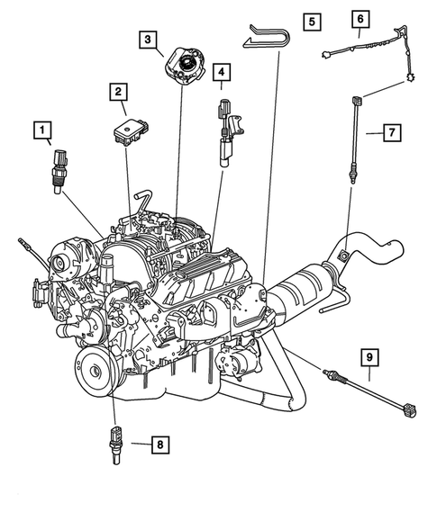 Sensors for 2002 Dodge Durango #0