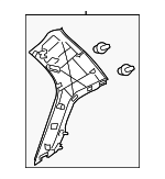 6247252370B1 - Body: Roof Side Panel for Toyota: Yaris Image