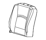 6XL03BD3AA - : Front Seat Back Cover Left for Ram: 3500 Image