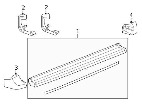 Running Board for 2006 Cadillac Escalade #0
