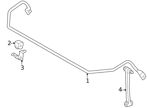 Stabilizer Bar & Components for 2008 Mercedes-Benz SLK55 AMG #0