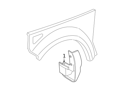 Exterior Trim - Fender for 2005 Honda Element #0