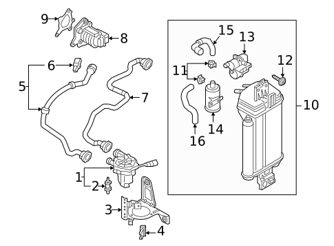 Emission Components for 2025 Audi Q3 #0