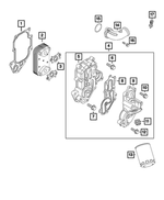 6106240AA - 3.0L Turbo Diesel; Engine: Hex Flange Head Bolt for Fiat: 500, 500E | Ram: ProMaster 1500, ProMaster 2500, ProMaster 3500 Image