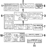 MR491015 - : Tire Info Label for Mitsubishi Image