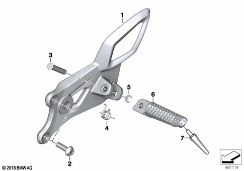 Footrests for 2017 BMW-Motorrad R nineT Racer #2
