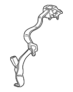 3W7Z54600A38AAA - Electrical: Center Seat Belt for Ford: Crown Victoria | Mercury: Grand Marquis, Marauder Image