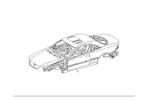 Body Shell for 2002 Mercedes-Benz CL500 #0