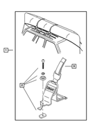 5016511AA - Mopar Accessories - Component Parts: Cargo Tie Down Strap for Chrysler: 200, 300, Aspen, Pacifica, PT Cruiser, Sebring, Town &amp; Country, Voyager | Dodge: Avenger, Caravan, Dakota, Durango, Grand Caravan, Journey, Magnum, Neon, Nitro, Stratus | Jeep: Cherokee, Commander, Compass, Grand Cherokee, Liberty, Patriot | Ram: C/V Image