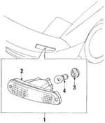 NA015106XA - : Lens &amp; Housing for Mazda: Miata Image