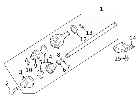 Drive Axles for 2022 Porsche Macan #2