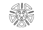 TW10PAKAA - Suspension: Wheel Cover for Mopar Image